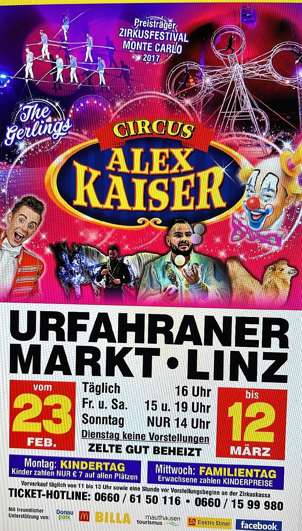 Archiv – Aufnahme aus der Circus-Fotogalerie